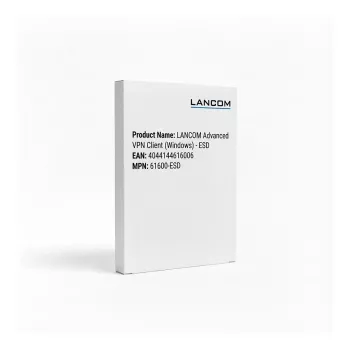 Software di accesso remoto Lancom Advanced VPN Client - 1 utente, kit su dischetti, Windows 98SE/XP