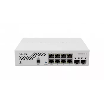 Switch di rete MikroTik CSS610-8G-2S+IN — 8x Gigabit RJ-45, 2x SFP+ 10G, PoE, ingresso 12–57V