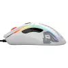Glorious Model D mouse da gaming - bianco, lucido + Grip Tape - nero