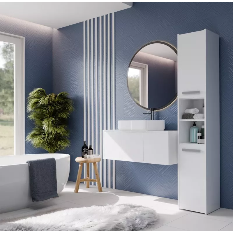 Topeshop S30 armadietto bagno bianco