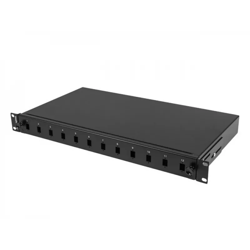 Cassetta di distribuzione in fibra ottica LANBERG FOP1-12SS-LDB — 12x SC Simplex, 12x LC Duplex