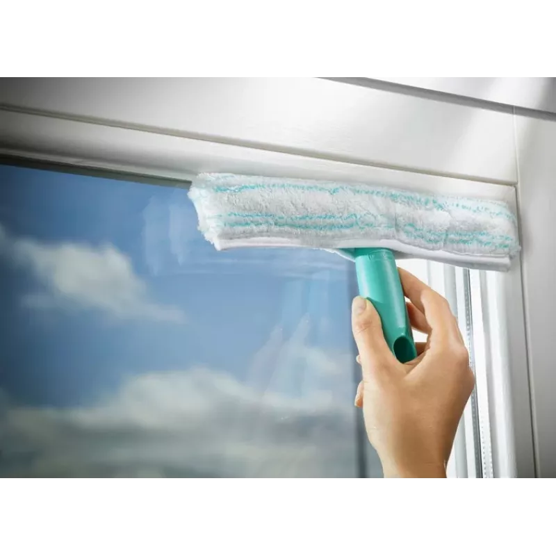 Leifheit puliscivetri Window Vacuum Glass Cleaner Dry&Clean con manico e spazzola 51003