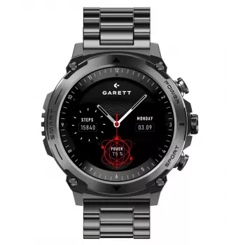Smartwatch Garett Atom nero Steel