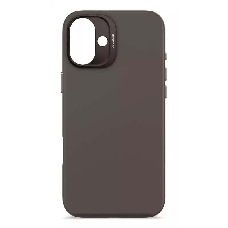 Cover Decoded in silicone iPhone 16 Plus 17 cm nero
