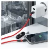 Cavo USB RealPower MagneticCharge2 1 m rosso ricarica rapida trasferimento dati