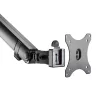 Braccio per monitor SILVERSTONE SST-ARM13 — supporto singolo regolabile in altezza compatibile VESA, argento