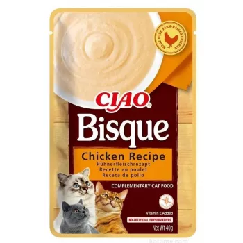 Cibo umido per gatti Inaba Foods CIAO zuppa densa di pollo 40 g bustina