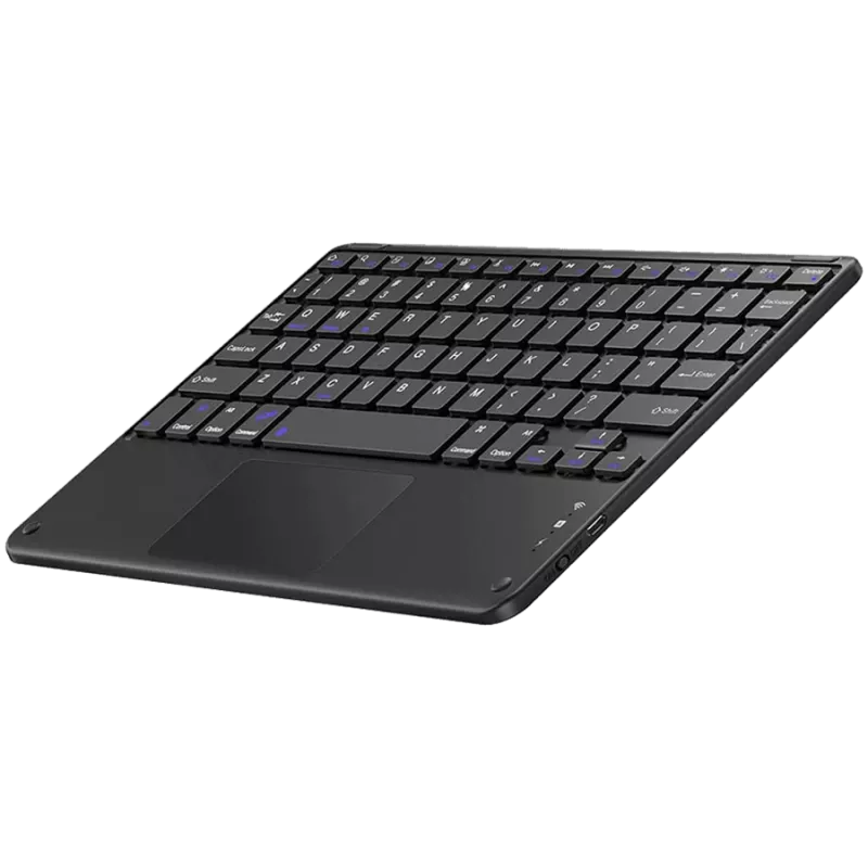 Tastiera Bluetooth Blackview K2, 242,3 x 168,7 x 6,5 mm, Bluetooth 3.0, batteria ricaricabile 280 mAh, Windows, Android, iOS, nero