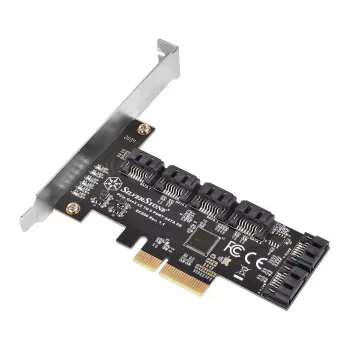 Controller Serial ATA SILVERSTONE SST-ECS06 — scheda PCIe con 6 porte SATA