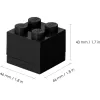 Lego Lunch Container Mini 4 nero 4011 (40111733)