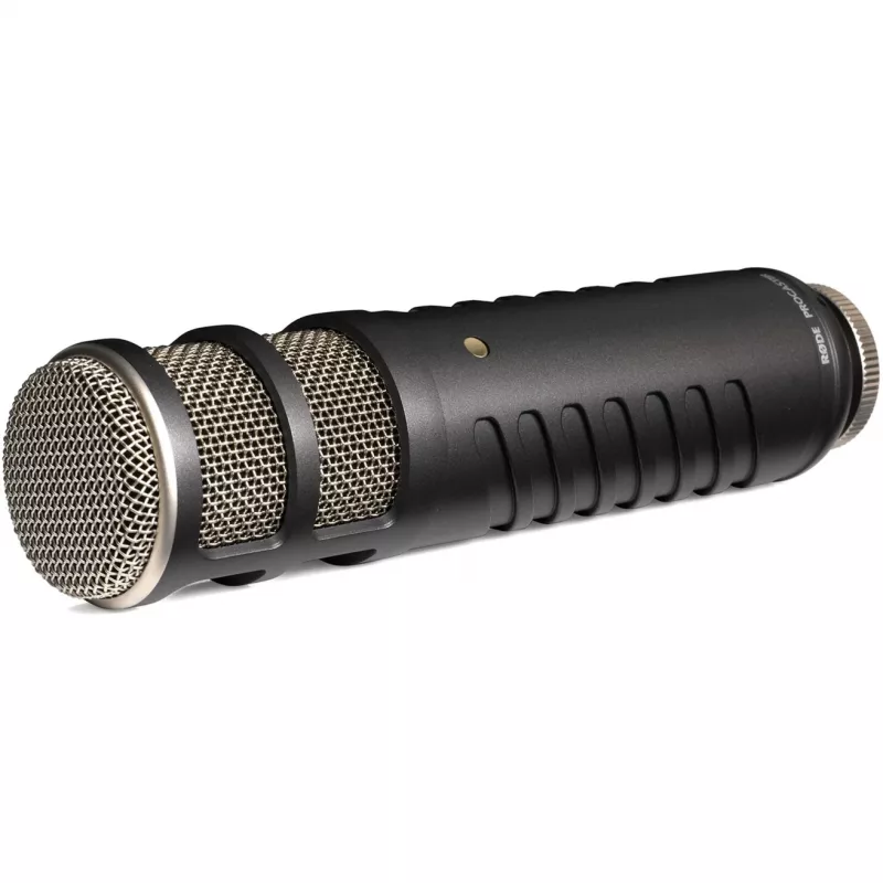 Microfono da studio dinamico RØDE Procaster — con filo, Mini-XLR (3 poli), 75–18.000 Hz, 32 Ω, -56 dB, nero, 695 g