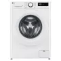 LG | Lavatrice | F2WR508SWW | Classe di efficienza energetica A-10% | Caricamento frontale | Capacità di lavaggio 8 kg | 1200 giri/min | Profondità 47,5 cm | Larghezza 60 cm | Display | LED | Funzione vapore