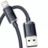 Baseus Crystal Shine Cavo USB a Lightning, 2,4A, 2m (nero)