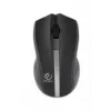 Mouse ottico wireless Rebeltec, GALAXY nero/argento, superficie in gomma