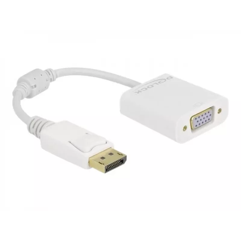 Adattatore DisplayPort 1.2 connettore maschio su VGA connettore femmina DeLOCK 61007