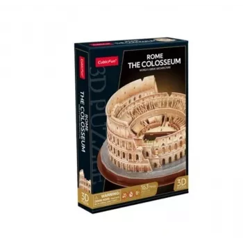 Puzzle 3D Cubicfun 306-MC279H, 163 pezzi, modello Colosseo di Roma