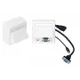 Vivolink WI221192 placca HDMI + VGA + 3,5 mm bianco