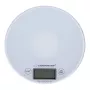 Bilancia da cucina elettronica ESPERANZA EKS003W, capacità 5 kg, precisione 1 g, vetro temperato, controllo touch