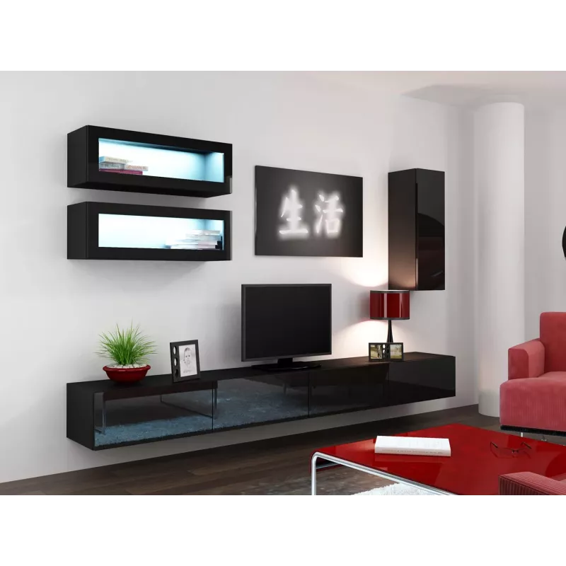 Cama supporto TV VIGO 140 30/140/40 nero/nero lucido