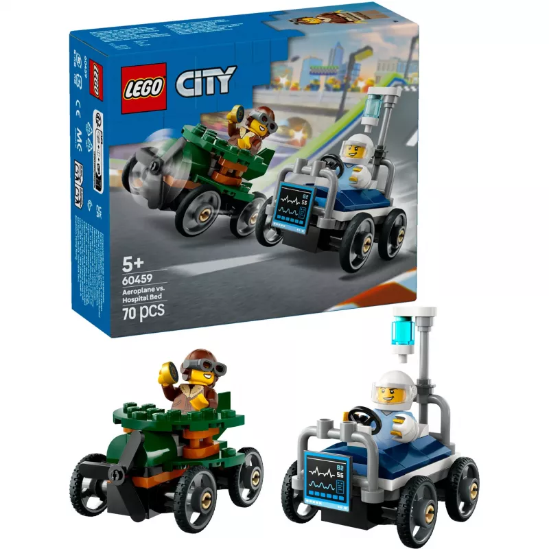 LEGO CITY 60459 Aereo contro letto d'ospedale