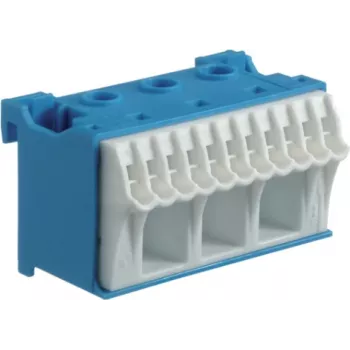 Hager KN14N blocco di collegamento blu - bianco (KN14N)