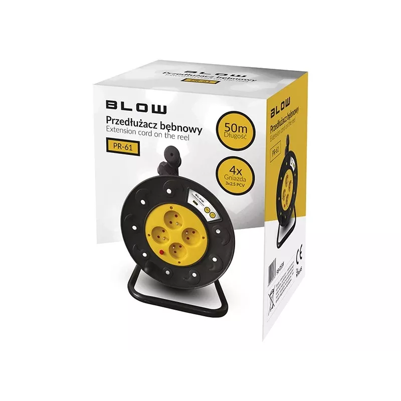 Avvolgicavo con messa a terra PSB-3X2.5-4G/50M 50 m