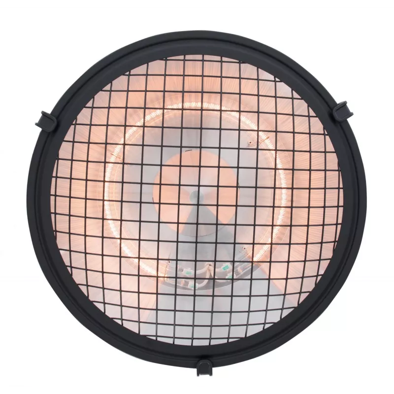 Sunred IND-2100H - Stufa a raggi infrarossi da soffitto 2100 W, nero