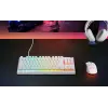 Tastiera SteelSeries Apex 3 TKL US, bianco