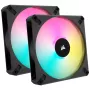 Corsair iCUE AF140 RGB ELITE CO-9050156-WW ventola per case, PWM, 140 mm, (2 pz.) con controller RGB, nera