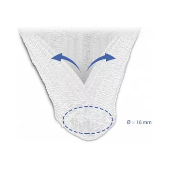 Guaina intrecciata DeLOCK 20814 10 m x 16 mm bianco