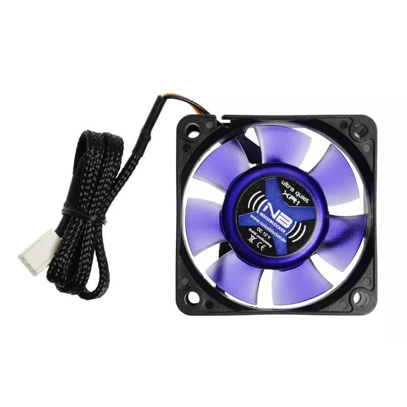 Ventola per case PC NoiseBlocker BlackSilentFan XR1 – 60 mm, 6 V, 1600 RPM, 18 m³/h, 11 dB, nera
