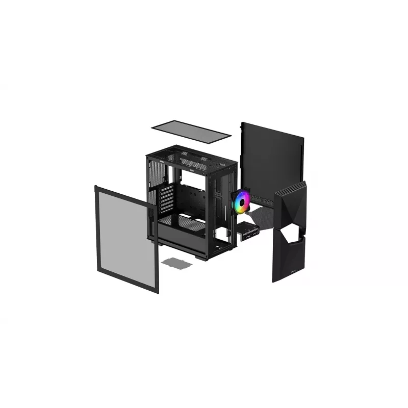 Deepcool | CASE MID TOWER | CYCLOPS BK | finestra laterale | nero | mid-tower | alimentatore incluso No | ATX PS2