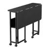 Tavolo pieghevole Maclean, nero, mobile 100x58 cm, max. 50 kg, MC-126 B
