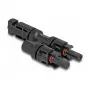 Connettore per modulo solare DeLOCK DL4 1 maschio su 2 femmina nero