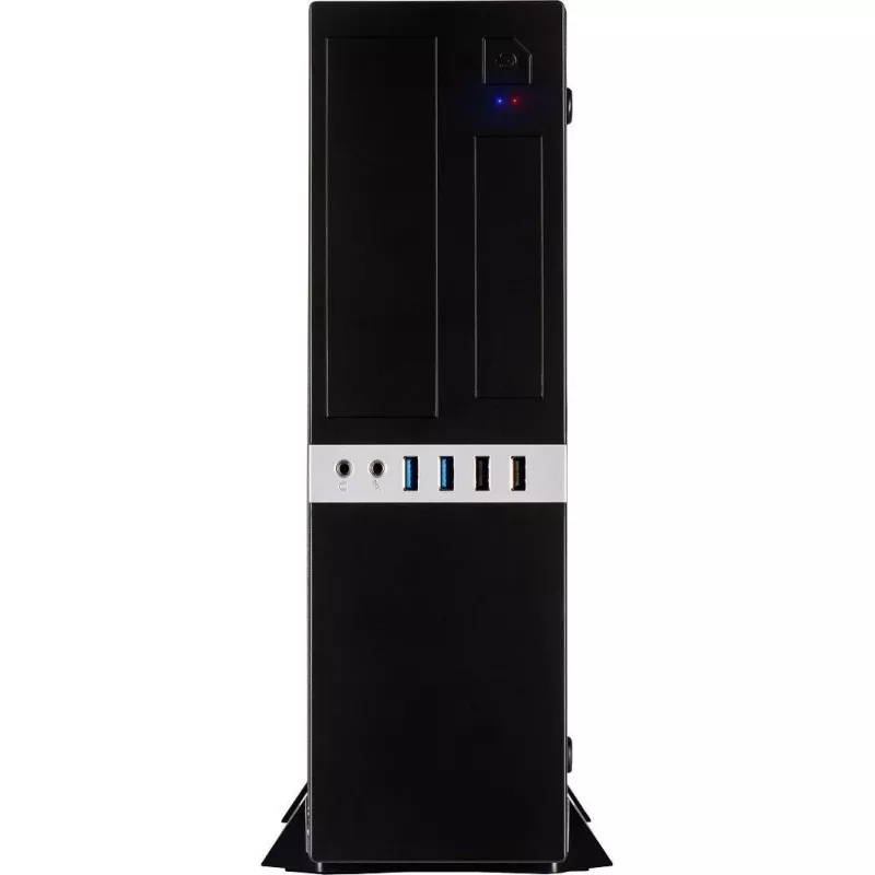 Inter-Tech IT-503 - SFF - Mini-ATX - senza alimentatore (TFX12V) - nero opaco - USB/audio (88881270)