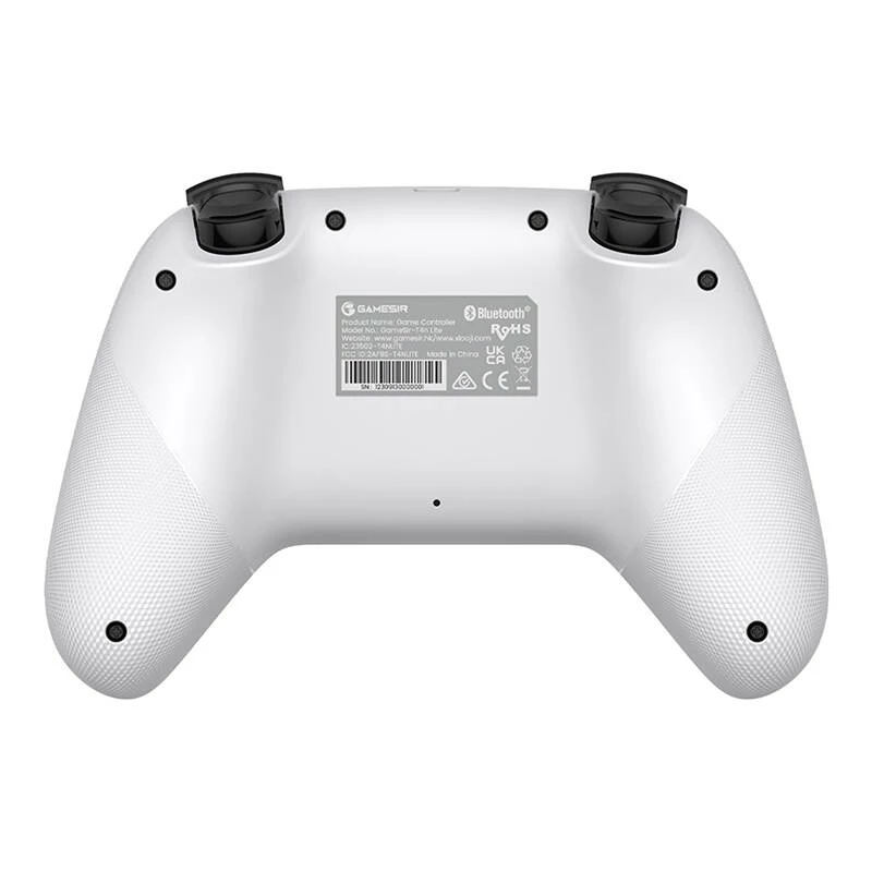 Controller gaming wireless GameSir T4n Lite bianco compatibile Bluetooth, wireless, ricaricabile