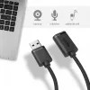 Cavo USB UNITEK Y-C447GBK 0,5 m USB 2.0 nero
