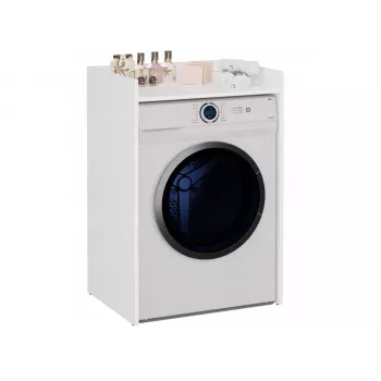 Top e shop POLA armadio per lavanderia per lavatrice – bianco