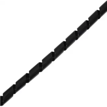 helos Guaina spiralata per cavi, 6-60 mm, 10 m, nero