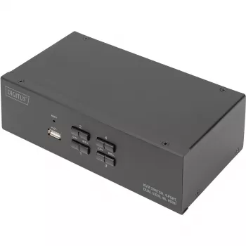 KVM switch Digitus DS-12883 4 porte dual display 4K HDMI USB