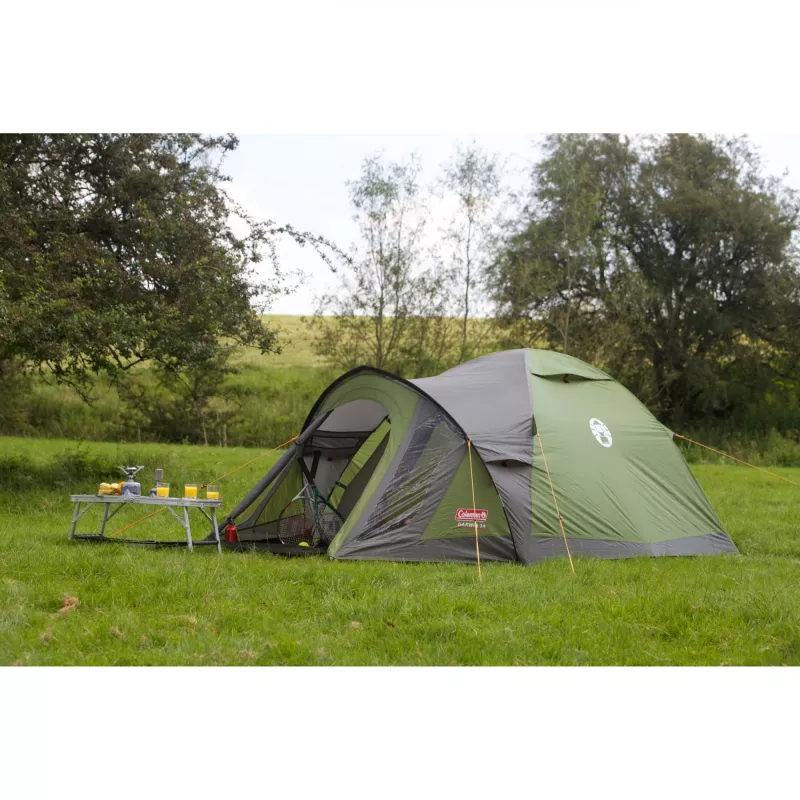 Tenda a cupola Coleman Darwin 3 Plus 3 persone verde grigio