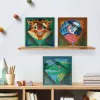 Set di pittura Ravensburger CreArt Do it together – coccodrillo (set di pittura insieme per bambini)