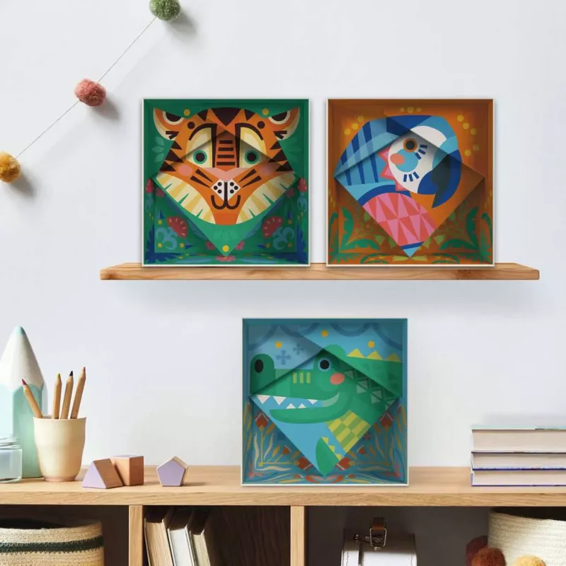 Set di pittura Ravensburger CreArt Do it together – coccodrillo (set di pittura insieme per bambini)