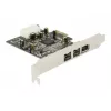Scheda interfaccia FireWire A/B DeLOCK PCI Express 89153