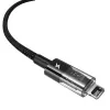 Baseus Gem Cavo USB a IP 2,4A ricarica rapida 2 m Nero