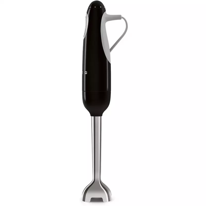 Frullatore a immersione Smeg HBF03BLEU — 700 W Frullatore a mano, 1,4 L bicchiere, lama in acciaio inox, nero