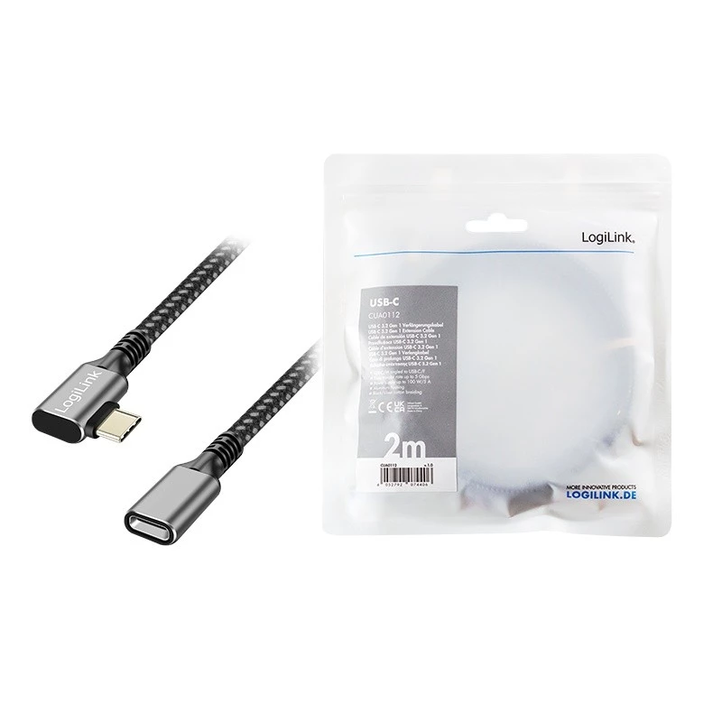Cavo USB 3.2 Gen1 a USB-C femmina, PD, 2 m