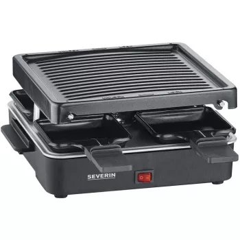 Severin mini raclette grill 4 piccole padelline antiaderenti 600 W
