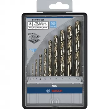 Set di punte elicoidali HSS Bosch 2607019925