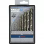 Set di punte elicoidali HSS Bosch 2607019925